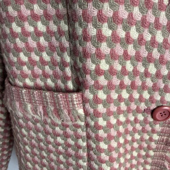 Pendleton Womens Tweed Pink Vintage Wool Blazer Jacket 12 Old Money Quiet Luxury - Picture 2 of 8